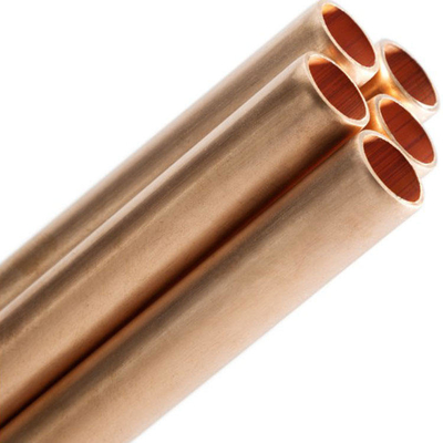 C10400 C10500 C10700 EN H62 H65 H68 Μεταλλικός σωλήνας χωρίς ραφή ευθύς σωλήνας /Χαλκοσωλήνας OD 1/2" 3/4" Χάλκινοι στρογγυλοί σωλήνες