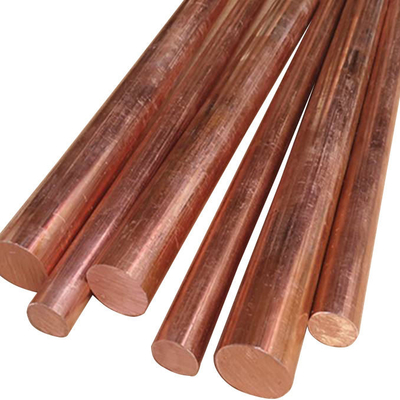 ASTM B187 C12200 Φωσφόρος-Αποξειδωμένη στρογγυλή ράβδο χαλκού Εξαιρετική αντοχή στη διάβρωση για τους ανταλλακτές θερμότητας